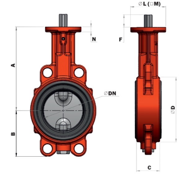 ABO 915B Dn 350 Pn Class 150 Затворы #1