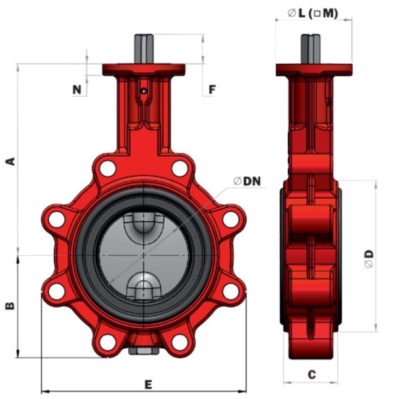 ABO 920U Dn 1300 Class 150 Затворы #2